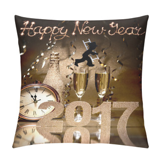 Personality  New Years Eve Celebration Pillow Covers