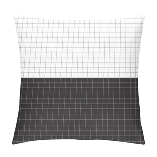 Personality  Squares Grid Vector Pillow Covers