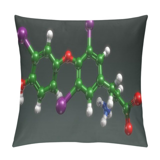 Personality  Triiodothyronine Hormone Structure Pillow Covers