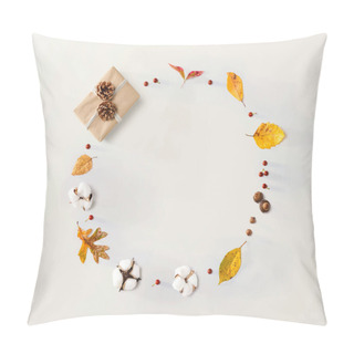 Personality  Gift Box With Autumn Theme Pillow Covers