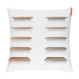 Personality  Set Of Wood Shelves Pillow Covers