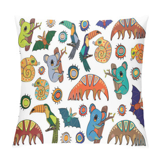 Personality  Colorful Exotic Animals Pillow Covers