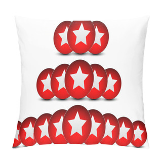 Personality  Star Balls, Star Circles Background Pillow Covers