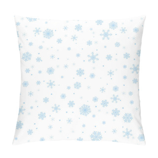 Personality  Snowflakes Background Pillow Covers