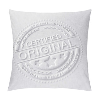 Personality  Certified Original, Business Concept Pillow Covers