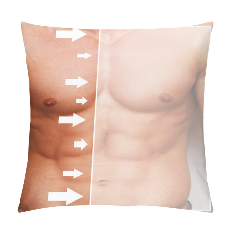 Personality  Bodybuilder torso pillow covers