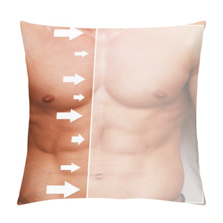 Personality  Bodybuilder Torso Pillow Covers