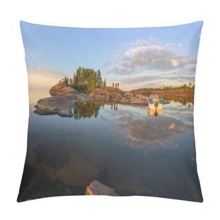 Personality  Early Morning On Lake Ladoga Pillow Covers