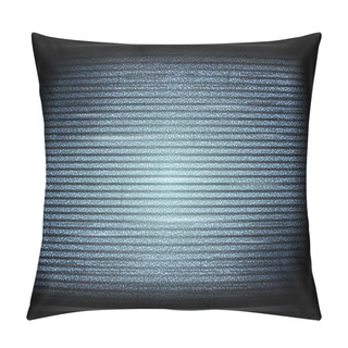Personality  No Signal TV Illustration. Interference. Noise Tv Screen Interfering Signal. Retro Televisor. Television Noise. Vector Illustration Pillow Covers