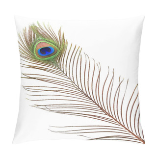 Personality  Detail Of Peacock Feather Eye Pillow Covers