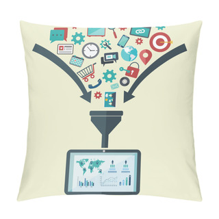 Personality  Creative Process, Big Data Filter Pillow Covers