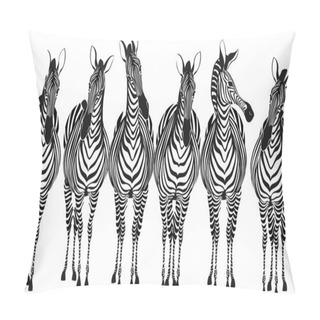 Personality  Zebras Pillow Covers