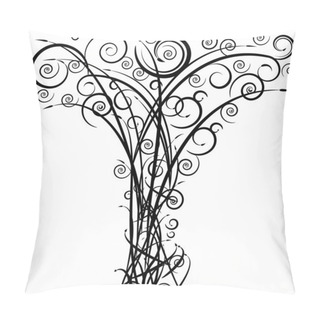 Personality  Swirl Arrow Tree Pillow Covers