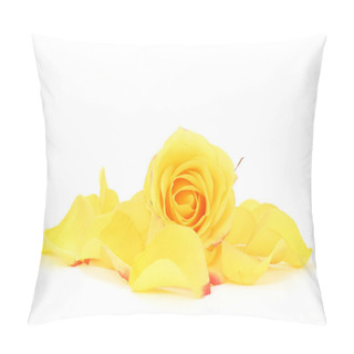 Personality  Yellow Rose Pillow Covers