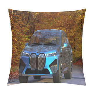 Personality  The New Electric BMW IX Pillow Covers