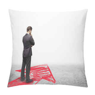 Personality  Businessman Looking Pillow Covers