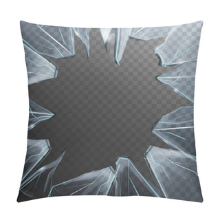 Personality  Broken Glass Frame Pillow Covers
