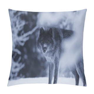 Personality  Wolf In Nature Pillow Covers