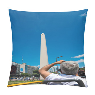 Personality  Obelisco (Obelisk), Buenos Aires Argentina Pillow Covers