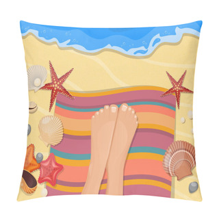 Personality  Gentle Care Feet Composition Pillow Covers