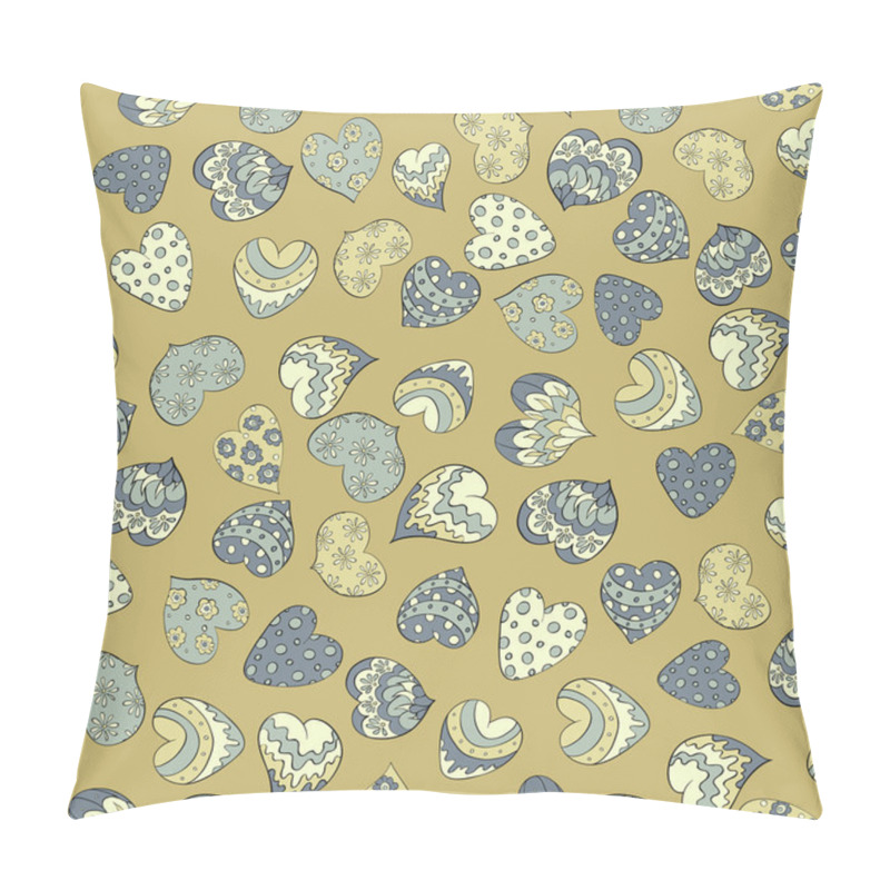 Personality  Valentines hearts seamless pattern pillow covers