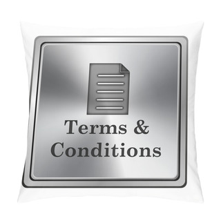 Personality  Terms And Conditions Icon Pillow Covers