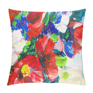 Personality  Oil Painting, Impressionism Style, Flower Painting, Still Painting Canvas, Artist, Painting, Pillow Covers