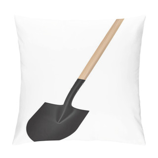 Personality  Shovel. Vector Illustration Pillow Covers