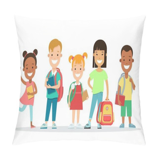 Personality  Happy Children Characters Pillow Covers