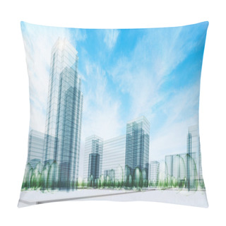 Personality  City Under Sky Pillow Covers