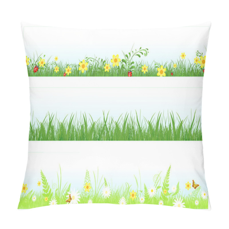 Personality  Grass web banners pillow covers