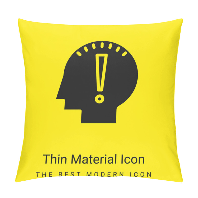 Personality  Begin Minimal Bright Yellow Material Icon Pillow Covers