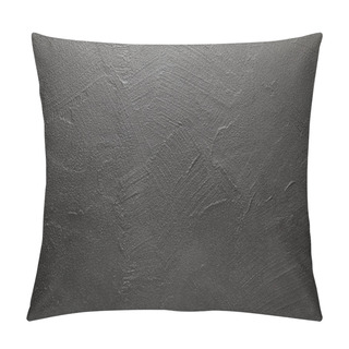 Personality  Uneven Surface Of Plastered Wall - Black Background Or Texture Pillow Covers