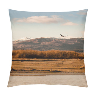 Personality  Eagle In Fall Pillow Covers