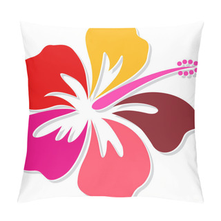 Personality  Hibiscus Logo Pillow Covers
