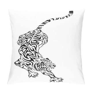 Personality  Tribal Tiger Pillow Covers