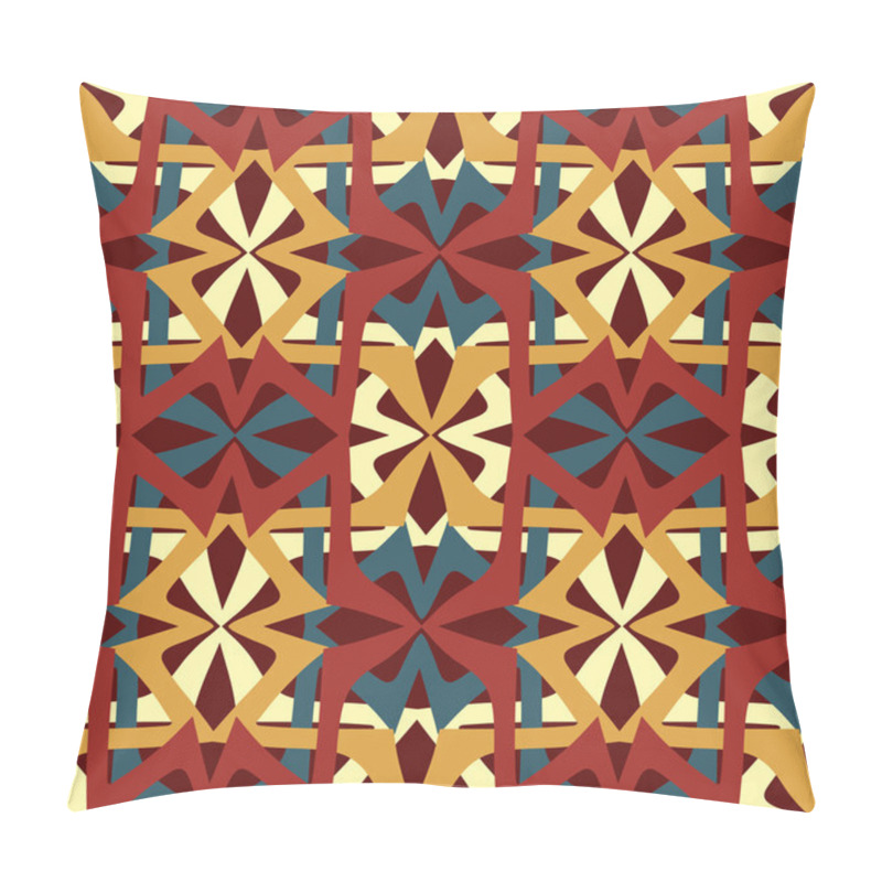 Personality  Geometric ethnic oriental ikat seamless pattern traditional Design for background pillow covers