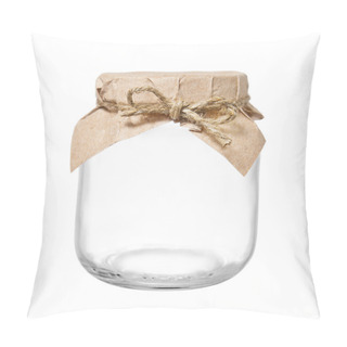 Personality  Empty Glass Jar With Packaging Paper And Rope Pillow Covers