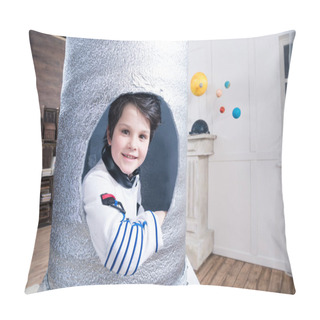 Personality  Boy In Toy Rocket Pillow Covers