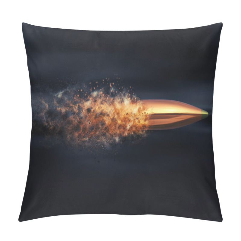 Personality  Flying Bullet With Dust Trail Pillow Covers