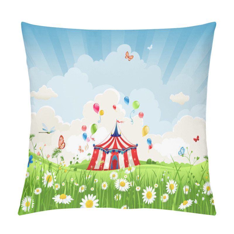 Personality  Travelling circus pillow covers