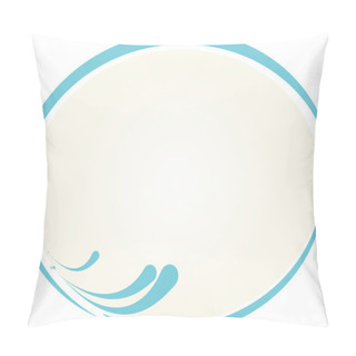 Personality  Colourful Silhouette Oval Frame Pillow Covers