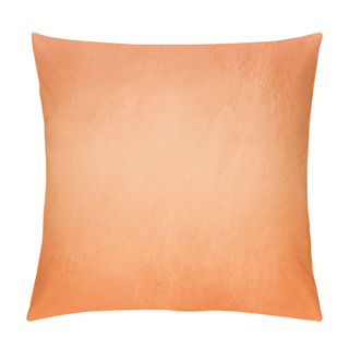 Personality  Orange Background Texture For Autumn And Halloween Designs With Soft Peach Or White Center And Dark Border, Old Vintage Background Pillow Covers