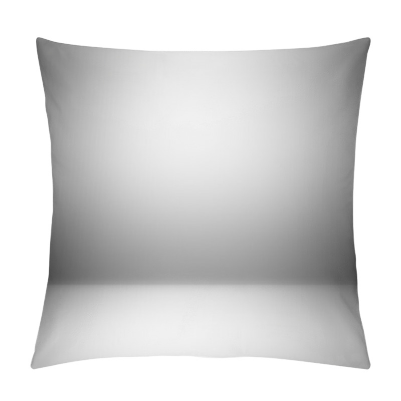 Personality  Clear Empty Photographer Studio Background. Pillow Covers