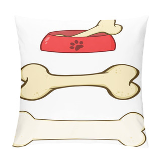 Personality  Cartoon Dog Bone Pillow Covers