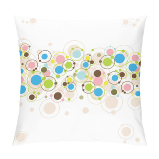 Personality  Background With Circles Pillow Covers