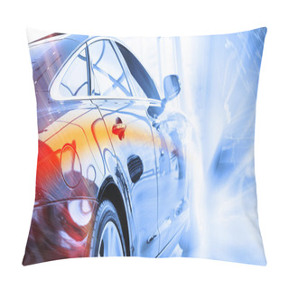 Personality  Rear View Of Luxury Car Pillow Covers