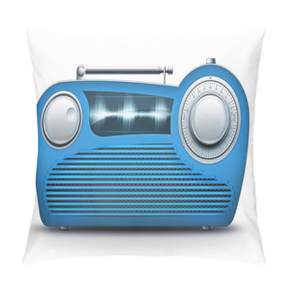 Personality Red Radio Pillow Covers