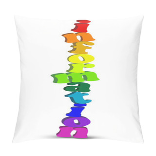 Personality  Information. Vectorial Illustration Pillow Covers