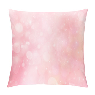 Personality  Pale Blue And Pink Winter Background Pillow Covers